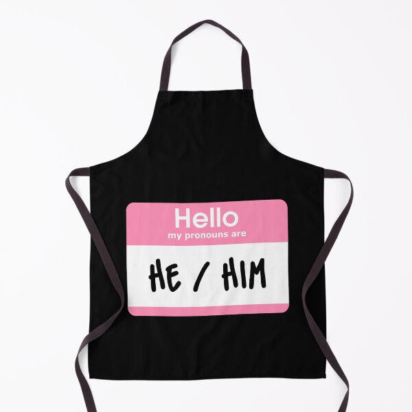 Item preview, Hello My Pronouns Are He Him Pastel Pink designed and sold by everything4eva.