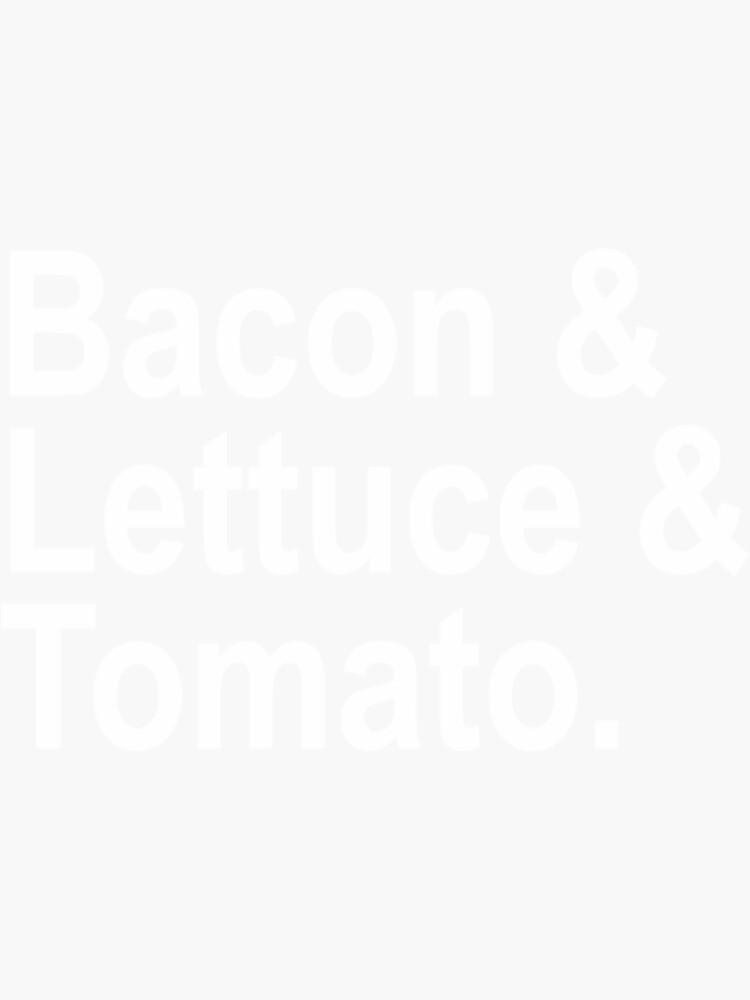 "Bacon Lettuce Tomato Solar Opposites" Sticker for Sale by LianaGlynn