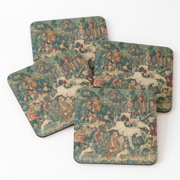 Item preview, 4. The Unicorn Defends Himself (from the Unicorn Tapestries) (1495-1505) designed and sold by unsung.art [].
