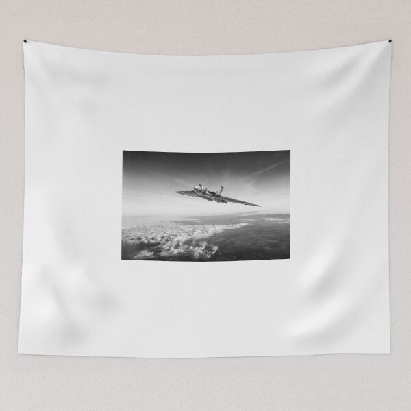 Item preview, Vulcan in flight, black and white version designed and sold by Flight Artworks.