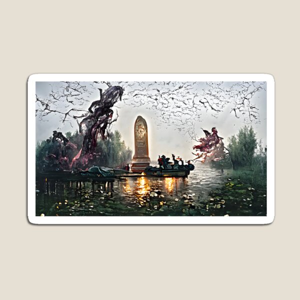 Item preview, Digital Art, Memorial at lake designed and sold by MinasStore.