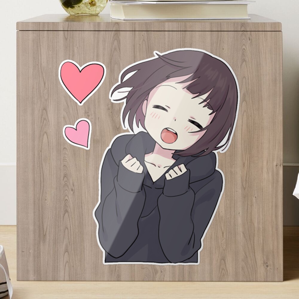 Menhera chan anime  Sticker for Sale by uisch