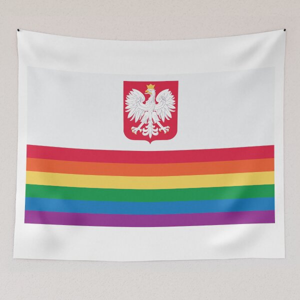Item preview, Polonia [banderas del arco iris] designed and sold by lazarusheart.