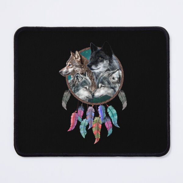 Item preview, Four Wolf Team Dream Catcher designed and sold by Barnissim.