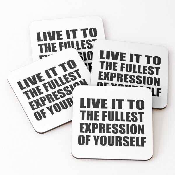 Item preview, live it to the fullest expression of yourself designed and sold by Colorfulandfun.