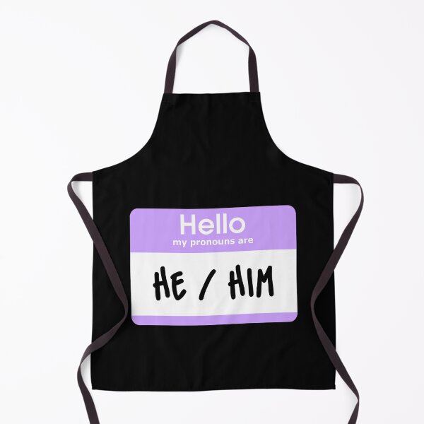 Item preview, Hello My Pronouns Are He Him Pastel Purple designed and sold by everything4eva.