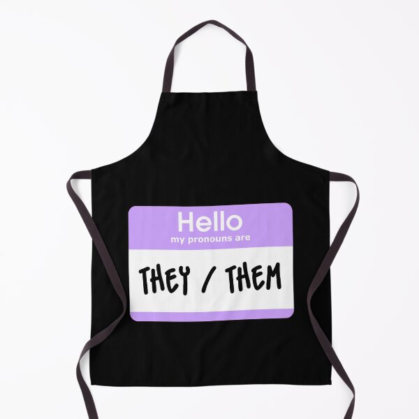 Item preview, Hello My Pronouns Are They Them Pastel Purple designed and sold by everything4eva.