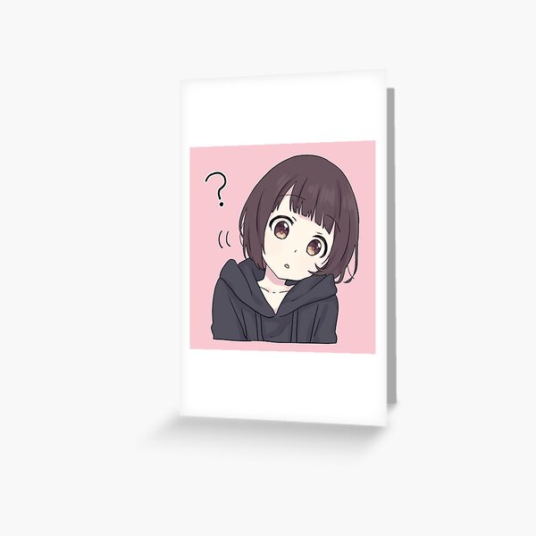 Anime Menhera chan sad why Postcard for Sale by uisch