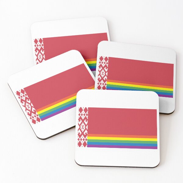 Item preview, Bielorrusia [banderas del arco iris] designed and sold by lazarusheart.