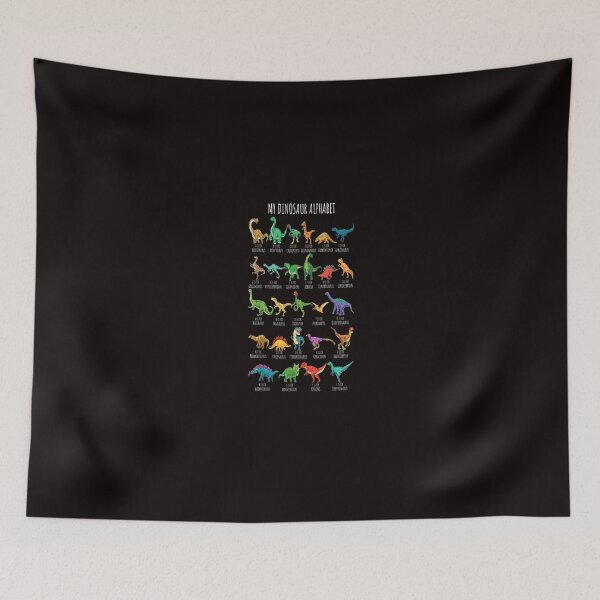Item preview, Types Of Dinosaurs Alphabet A-Z ABC Dino Identification designed and sold by MaryMaster.