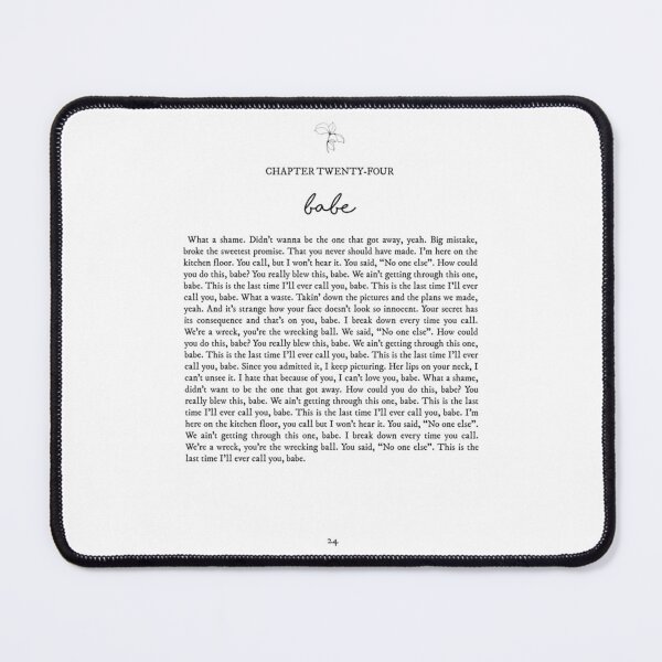 Item preview, Babe Lyrics     designed and sold by Versographys.