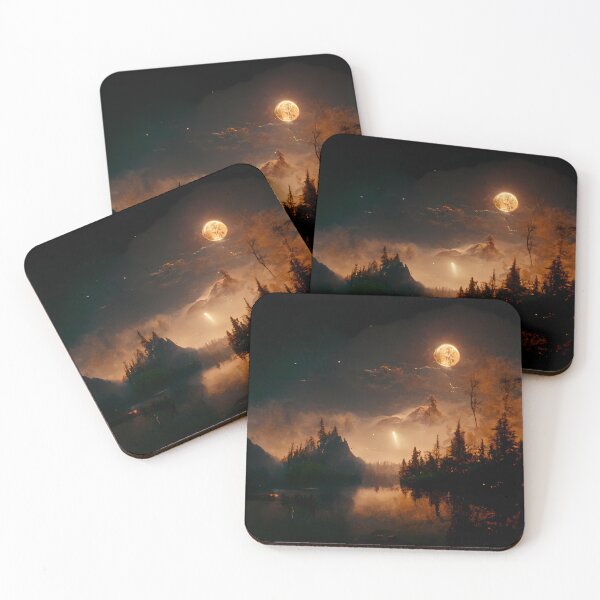 Item preview, Moonlit forest #3 designed and sold by endage.