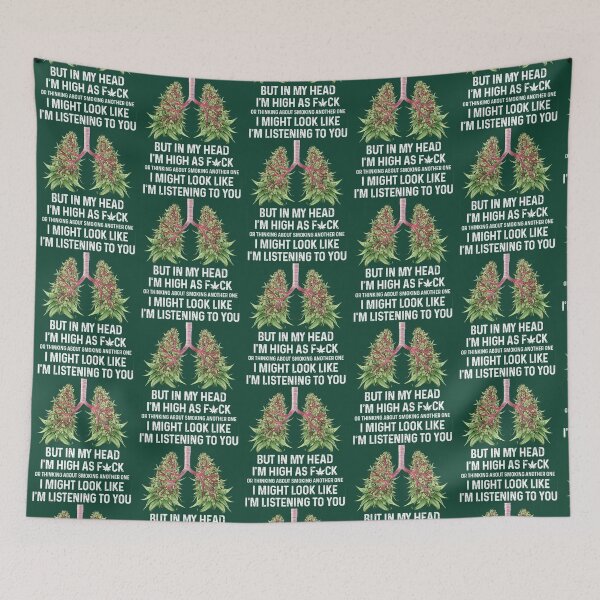 Item preview, Cannabis Lung I Might Look Like I_m Listening To You designed and sold by Versographys.