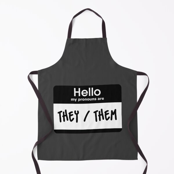 Item preview, Hello My Pronouns Are They Them Black designed and sold by everything4eva.