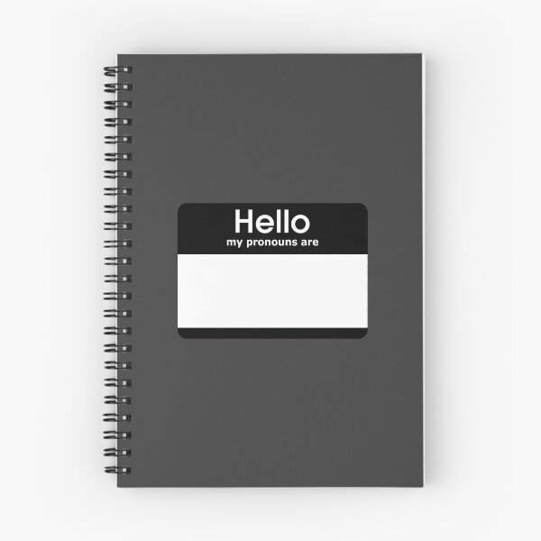 Item preview, Hello My Pronouns Are BLANK Black designed and sold by everything4eva.