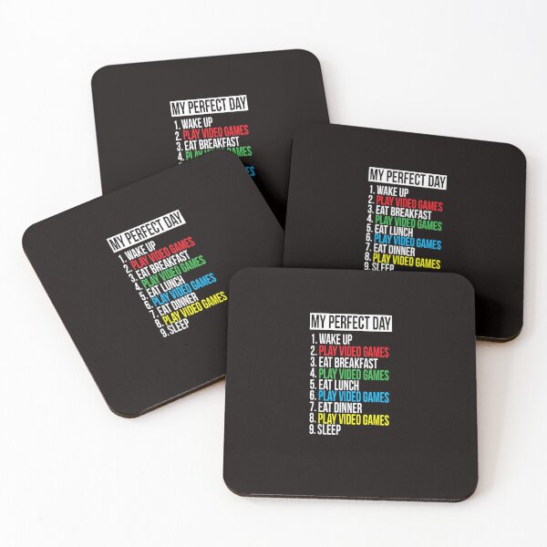 Item preview, My Perfect Day Video Games Funny Cool Gamer Gift designed and sold by MaryMaster.