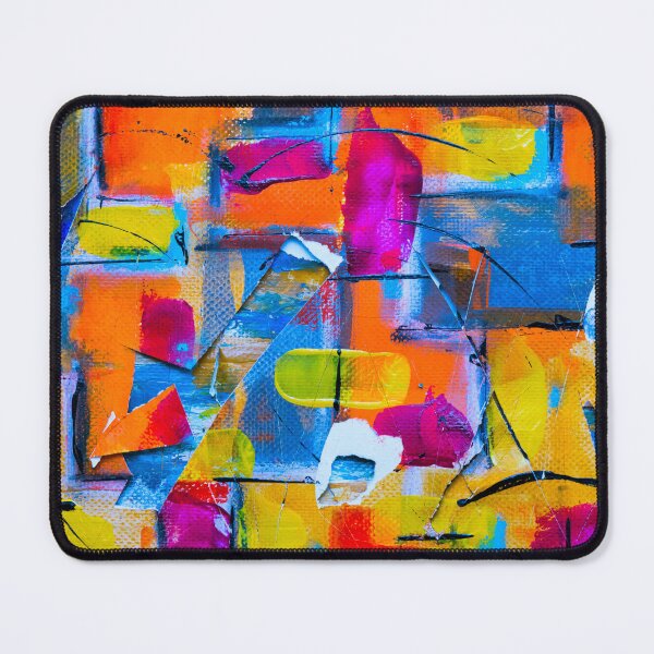 Item preview, Modern Colorful Abstract Mural Art designed and sold by JoyforU.