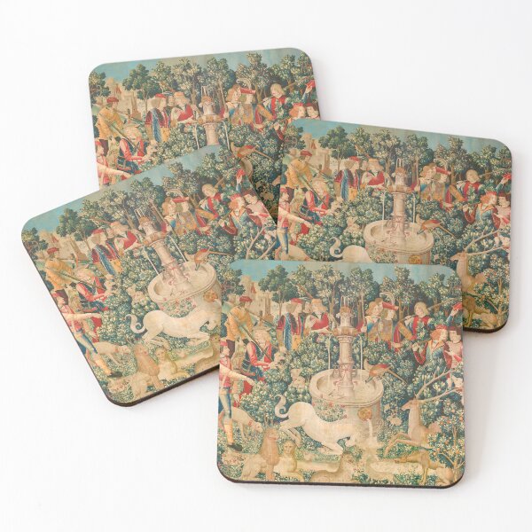 Item preview, 2. The Unicorn Purifies Water (from the Unicorn Tapestries) (1495-1505) designed and sold by unsung.art [].