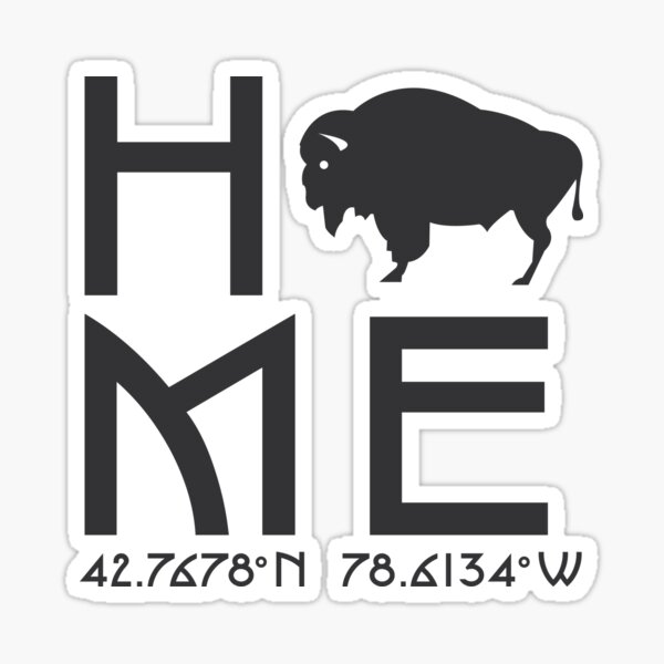 "East Aurora, NY Home" Sticker for Sale by blizzard77 Redbubble