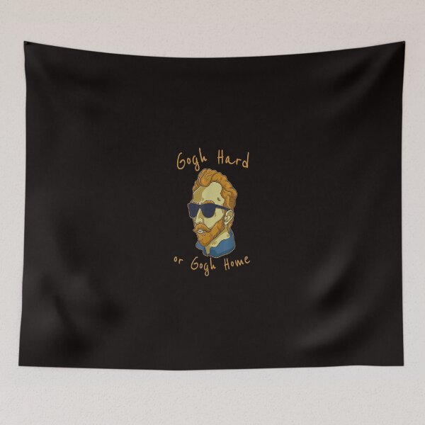 Item preview, Vincent Van Gogh Hard Or Go Home Artist Humor Pun designed and sold by MaryMaster.