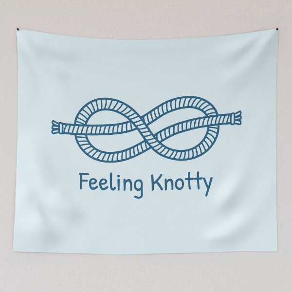Item preview, Figure Of Eight Knot Feeling Knotty Funny designed and sold by SenkinGraphics.
