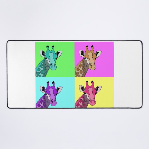 Item preview, Colorful giraffes cute Popular animals designed and sold by spaceopy.