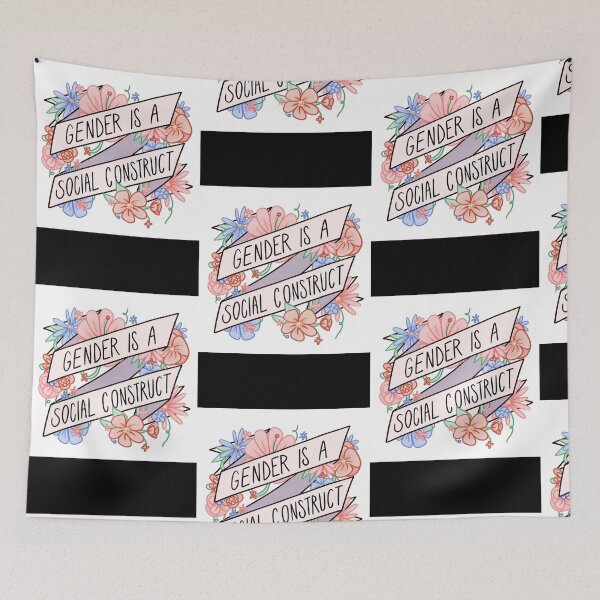 Item preview, Gender Is A Social Construct Greeting Card designed and sold by Karleyrooks.