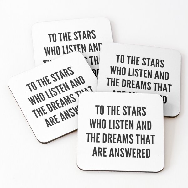 Item preview, to the stars who listen and the dreams that are answered christmas 2021   designed and sold by Versographys.