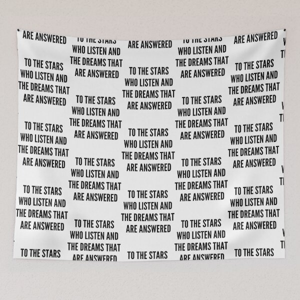 Item preview, to the stars who listen and the dreams that are answered christmas 2021   designed and sold by Versographys.