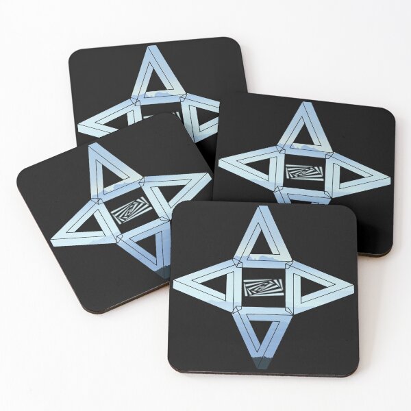 Item preview, Mountain Range Triangle Me Impressed Star designed and sold by createVisions.