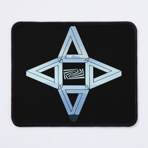 Item preview, Mountain Range Triangle Me Impressed Star designed and sold by createVisions.
