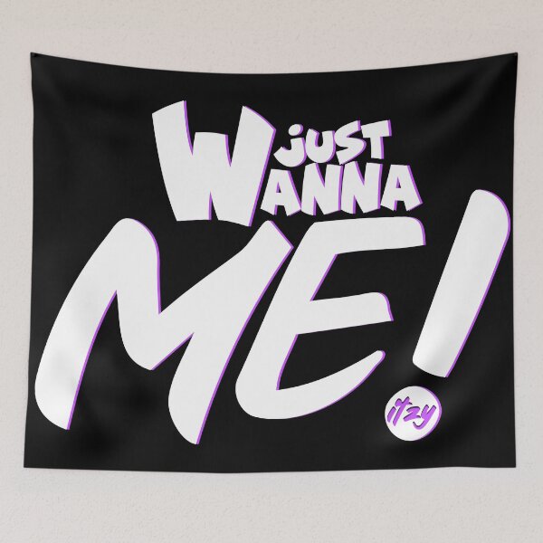 Item preview, JUST WANNABE ME - ITZY (WHITE PURPLE) designed and sold by myusic.