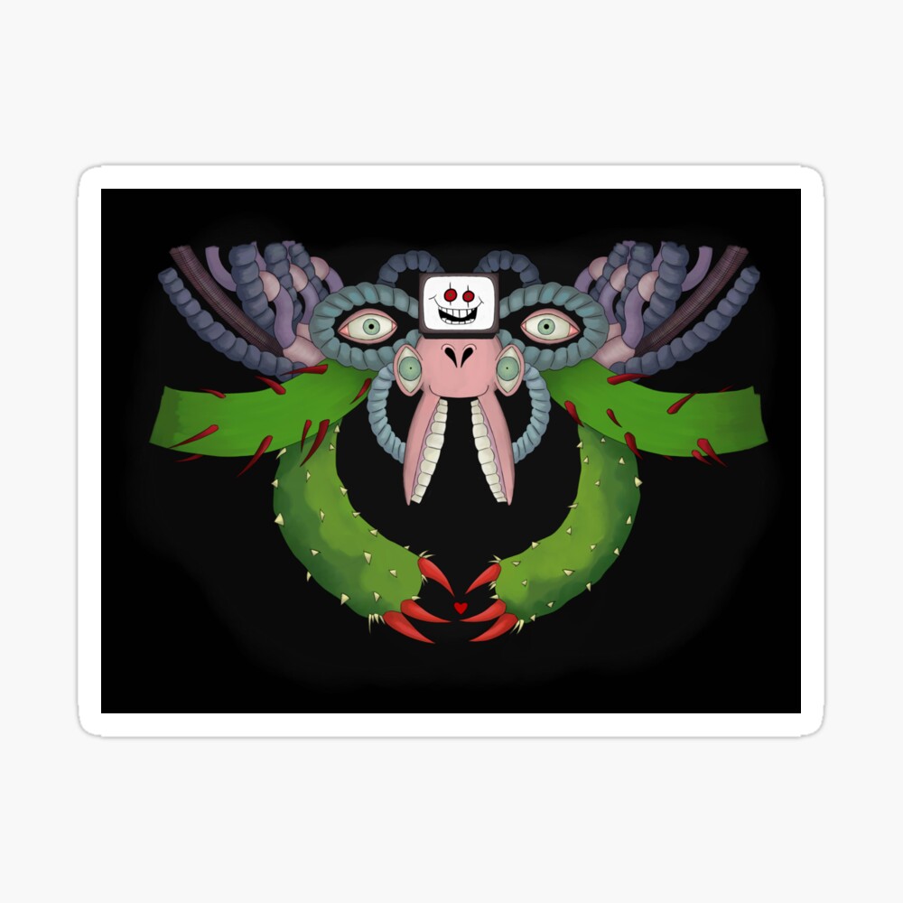 Flowey Boss Poster By Marmylade Redbubble