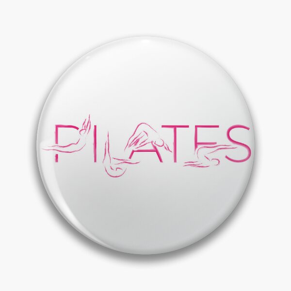 Item preview, Pilates poses in PILATES word pink designed and sold by sashica.