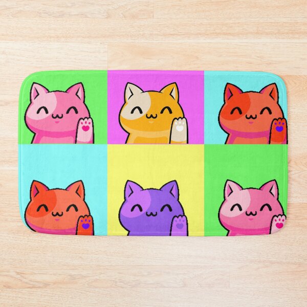 Item preview, Colorful Cat cute Popular animals designed and sold by spaceopy.