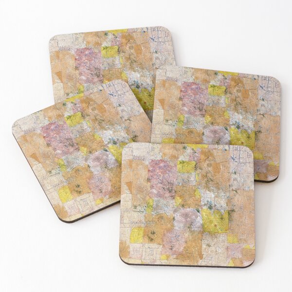 Item preview, Vintage Abstract City Garden Painting designed and sold by JoyforU.