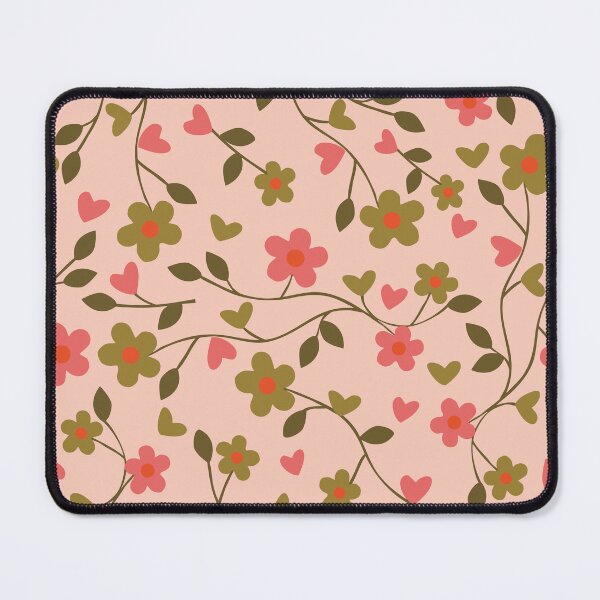 Item preview, Cute Pink Green Floral designed and sold by risingrocket.