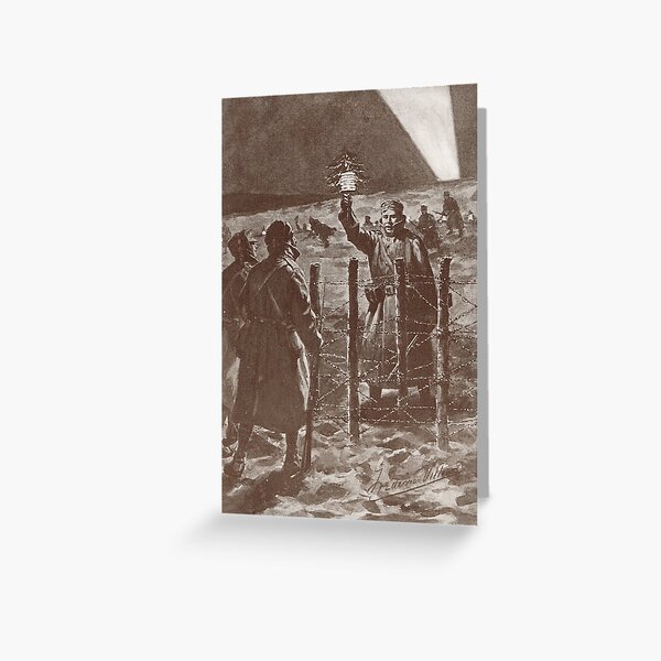Item preview, The Christmas Truce, Western Front in 1914 designed and sold by artfromthepast.