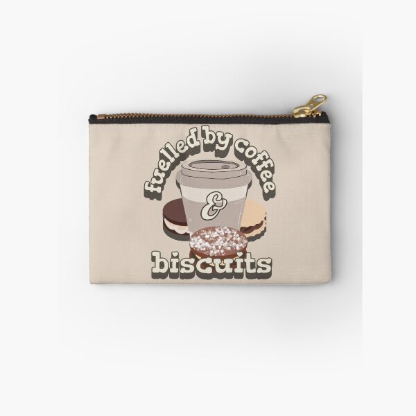 Item preview, Cream Fuelled By Coffee And Biscuits Fun Slogan UK Spelling designed and sold by TrulyEpoque.