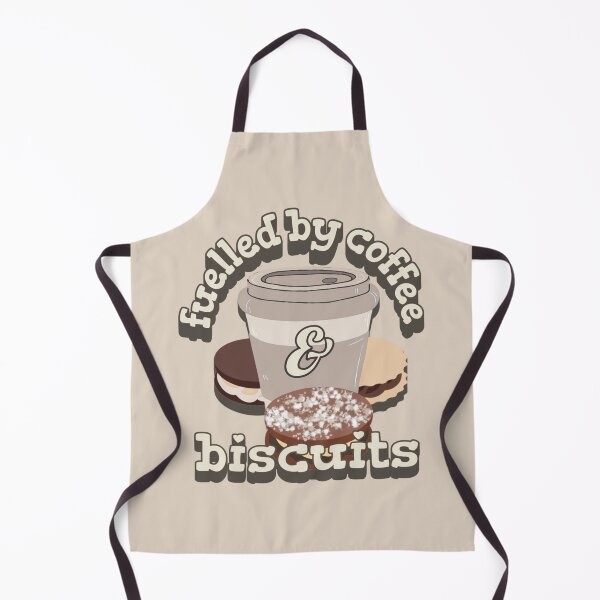 Item preview, Cream Fuelled By Coffee And Biscuits Fun Slogan UK Spelling designed and sold by TrulyEpoque.