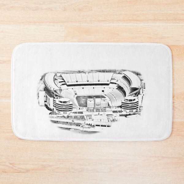 Item preview, Heinz Field Aerial in Silvery Sketch Photographic Print designed and sold by AxelGrahama.