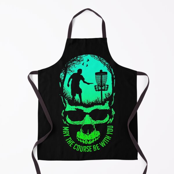 Item preview, May The Course Be With You Disc Golf Player Skull Sunset designed and sold by GrandeDuc.