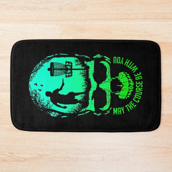Item preview, May The Course Be With You Disc Golf Player Skull Sunset designed and sold by GrandeDuc.