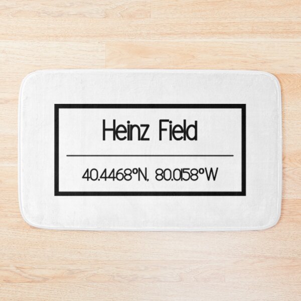 Item preview, Heinz Field Coordinates Sticker designed and sold by AxelGrahama.