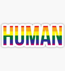 Pegatina Gay Pride Human.