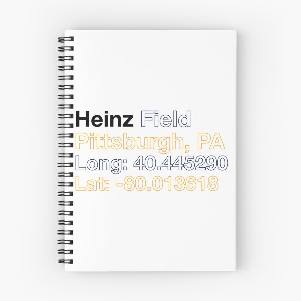 Item preview, heinz field coordinates Sticker designed and sold by AxelGrahama.