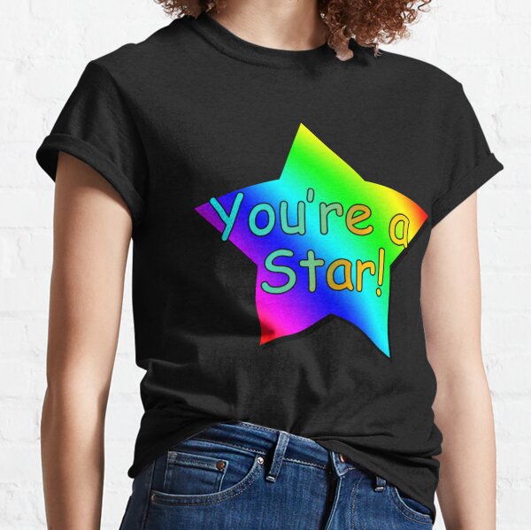 simpleflips Rainbow Star Galaxy Pocket Print Shirt