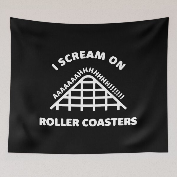 Item preview, I Scream On Roller Coasters! T-Shirt designed and sold by Oriana305.