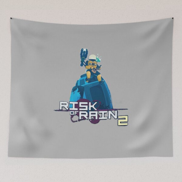 Item preview, Fight To Stay Alive Risk Of Rain 2 Stiker Gift Movie Fans designed and sold by CynthiaParity.