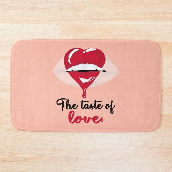 Item preview, The taste of love illustration red lips drip designed and sold by expresivedesign.